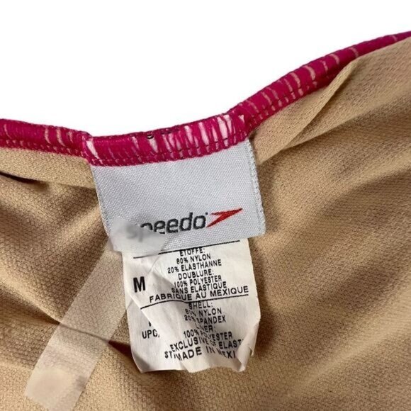 SPEEDO WOMENS 1PC BATHING SUIT PINK SIZE M - Picture 3 of 8